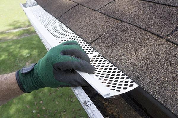 gutter guards come in various styles and colors to complement the look of your home